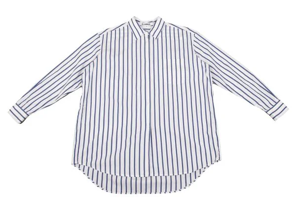 JIL SANDER Striped Over-sized Blouse K-153406_002