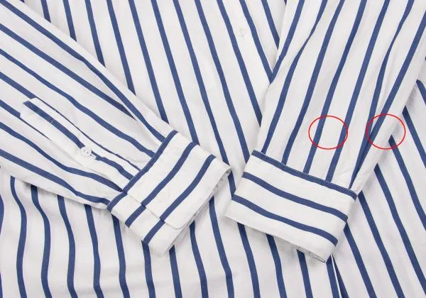 JIL SANDER Striped Over-sized Blouse K-153406_007