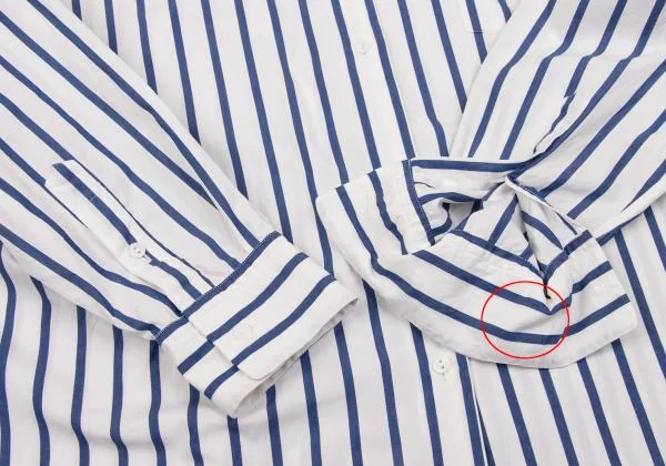 JIL SANDER Striped Over-sized Blouse K-153406_010