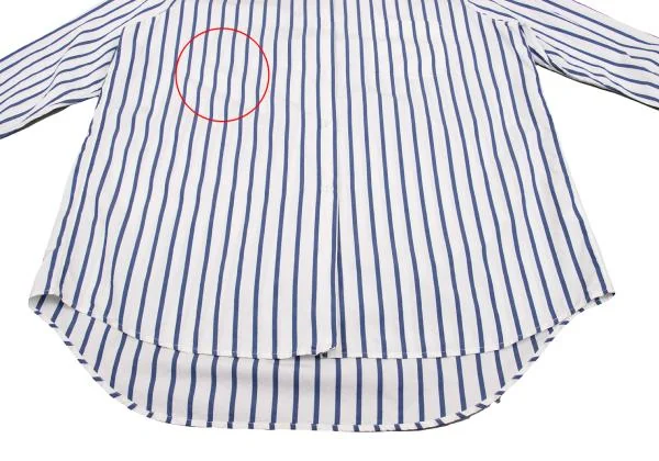 JIL SANDER Striped Over-sized Blouse K-153406_012