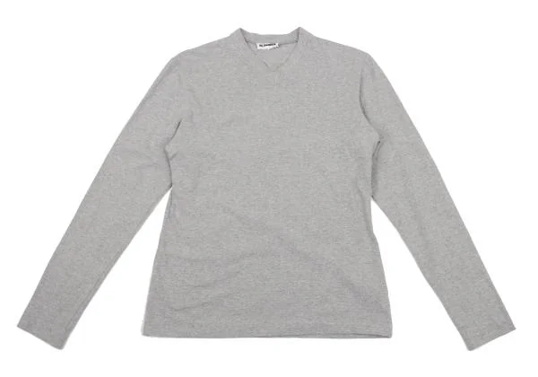 JIL SANDER V-neck Cotton T shirt K-153410_002