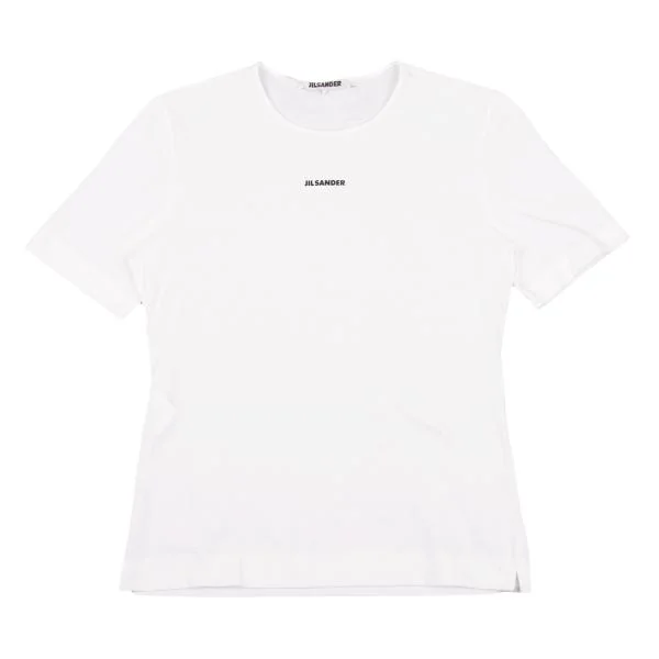 ジルサンダーJIL SANDER ポイントロゴプリントTシャツ 白L K-153411_001