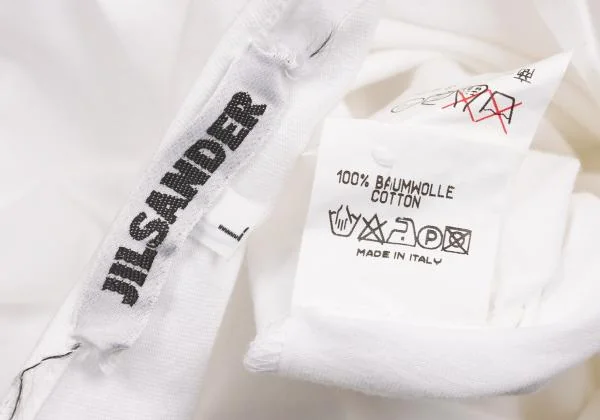 ジルサンダーJIL SANDER ポイントロゴプリントTシャツ 白L K-153411_014