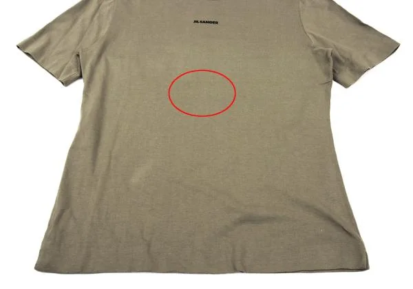ジルサンダーJIL SANDER ポイントロゴプリントTシャツ カーキ カーキL K-153412_009