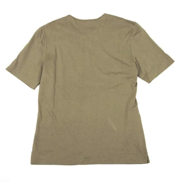 ジルサンダーJIL SANDER ポイントロゴプリントTシャツ カーキ カーキL K-153412_013