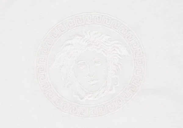 ヴェルサーチVERSACE メデューサ刺繍Tシャツ オフM位 K-153424_005