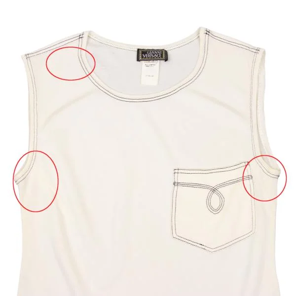 GIANNI VERSACE Stitch Sleeveless Top K-153425_003