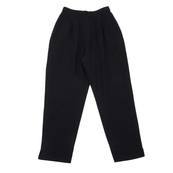 DONNA KARAN NEW YORK Wool Tuck Tapered Pants K-153438_007