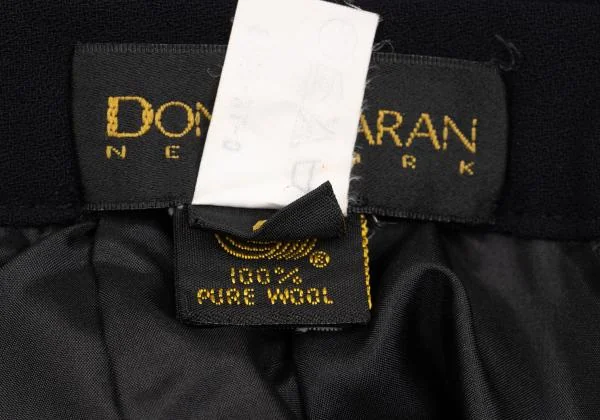 DONNA KARAN NEW YORK Wool Tuck Tapered Pants K-153438_010