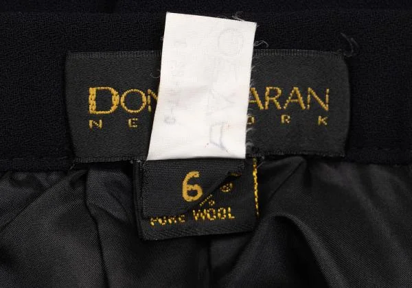DONNA KARAN NEW YORK Wool Tuck Tapered Pants K-153438_011