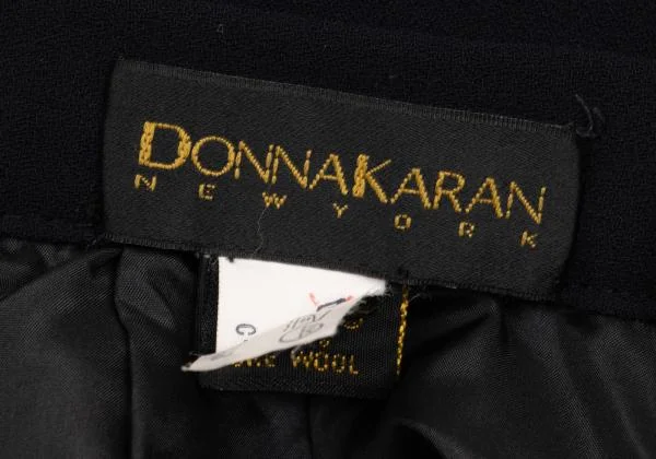DONNA KARAN NEW YORK Wool Tuck Tapered Pants K-153438_012