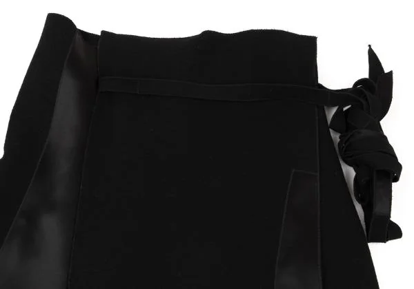 DONNA KARAN NEW YORK Material Switching Wrap Skirt K-153440_003