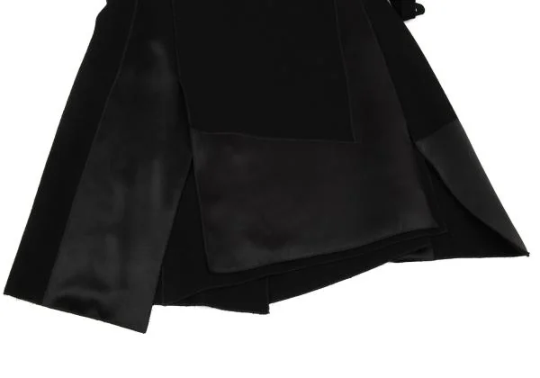 DONNA KARAN NEW YORK Material Switching Wrap Skirt K-153440_004