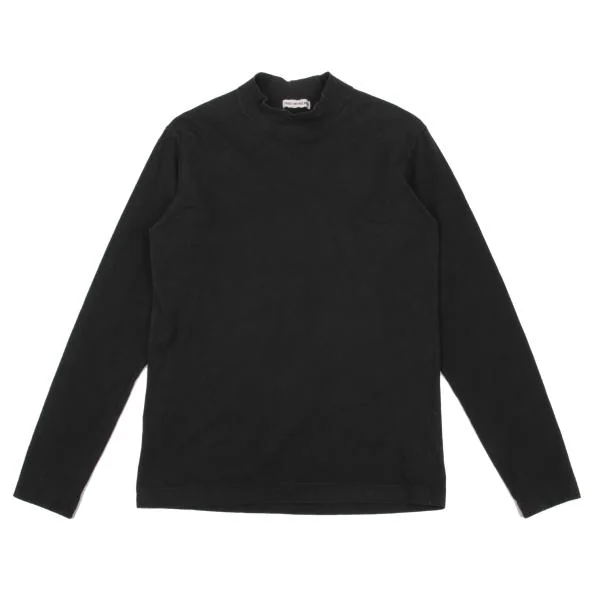 ISSEY MIYAKE MEN Mock Neck T Shirt Black M K-153477_001