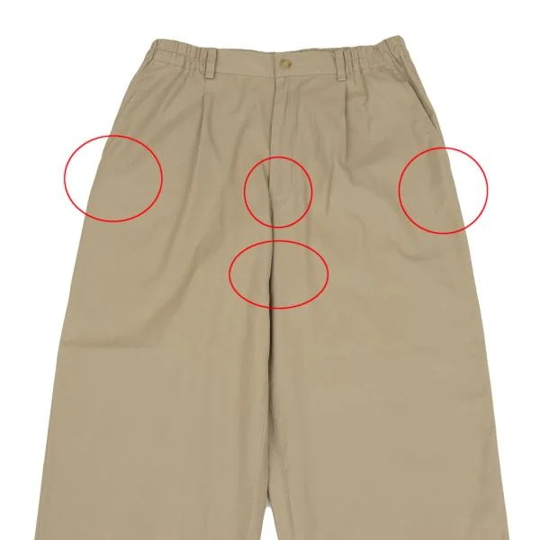 ISSEY MIYAKE MEN Cotton Tuck Pants K-153479_002