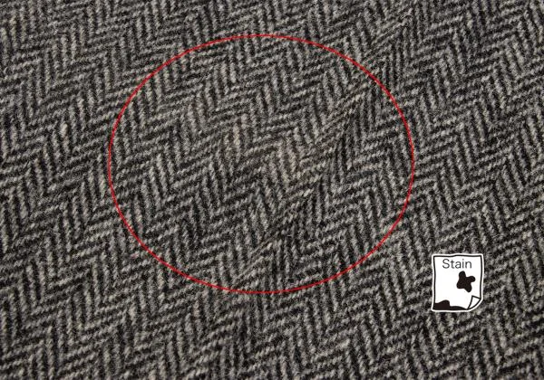 ISSEY MIYAKE MEN Wool Herringbone Tweed Pleated Design Pants K-153490_011