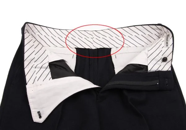 ISSEY MIYAKE MEN Wool Tuck Pants K-153493_004