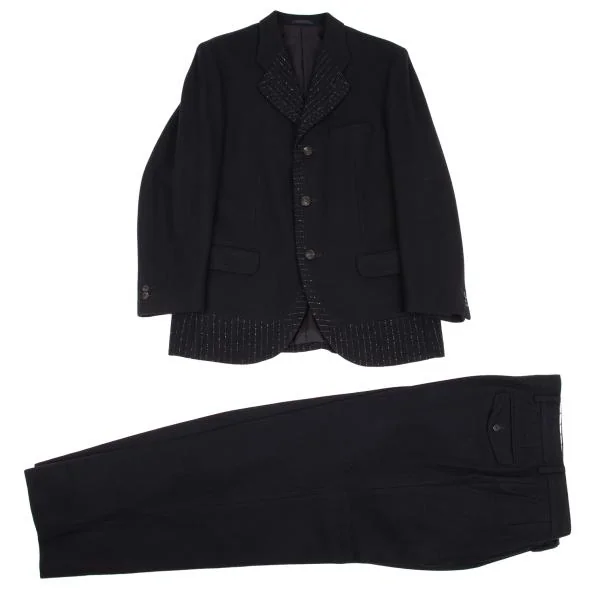 ISSEY MIYAKE MEN Wool Tuck Pants K-153493_015