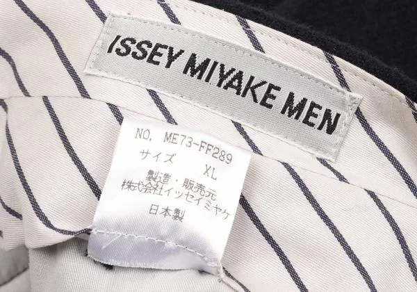 ISSEY MIYAKE MEN Wool Tuck Pants K-153493_016