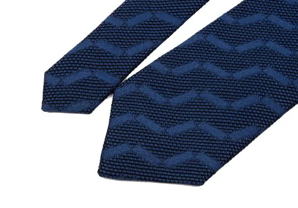 ISSEY MIYAKE MEN Silk Zigzag Jacquard Tie K-153506_003