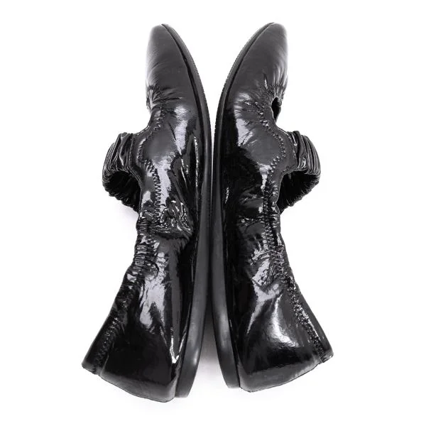 プラダスポーツPRADA SPORT エナメルストラップバレエシューズ 黒22位 K-153512_009