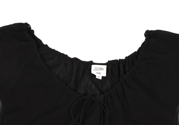 Jean Paul GAULTIER FEMME Mesh String Neck Sleeveless Dress K-153542_004