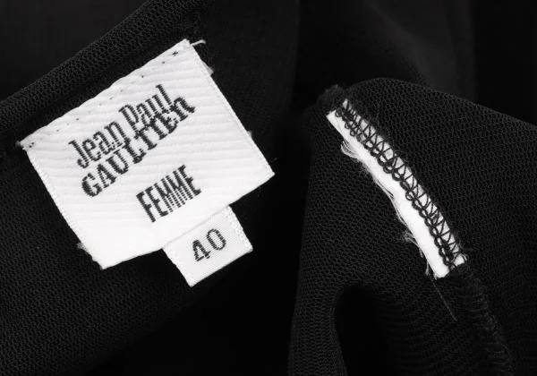 Jean Paul GAULTIER FEMME Mesh String Neck Sleeveless Dress K-153542_016