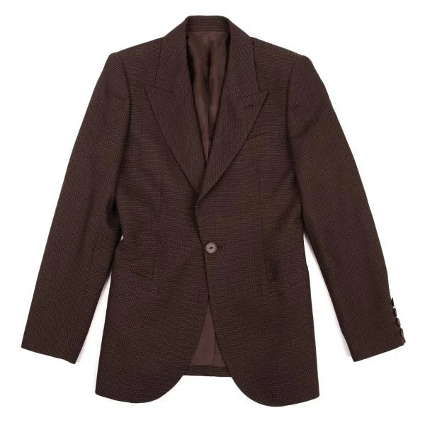 Jean Paul GAULTIER FEMME Wool Blend Pin Dot Jacket & Pants K-153546_003