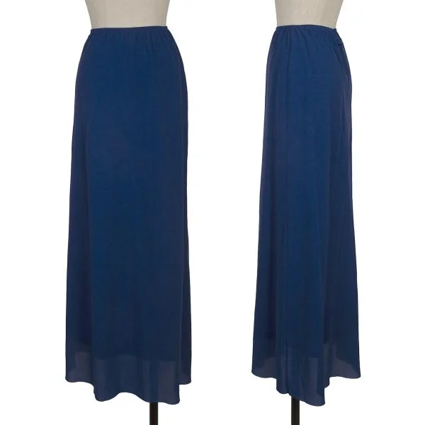 Jean Paul GAULTIER FEMME Mesh Long Skirt Blue 40 K-153547_001