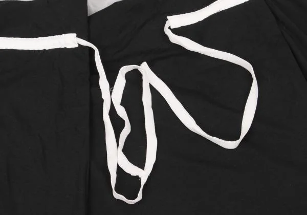 HELMUT LANG Rayon Waist Cord Tuck Stretch Cropped Pants K-153562_004