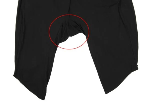 HELMUT LANG Rayon Waist Cord Tuck Stretch Cropped Pants K-153562_007