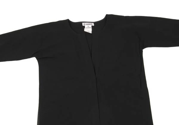JIL SANDER Front Hook Collarless Shirt K-153563_003