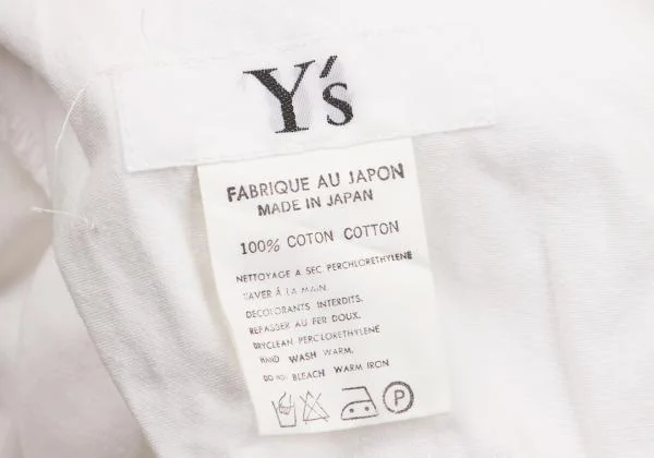 Y's Cotton Two Tuck Tapered Pants K-153565_016