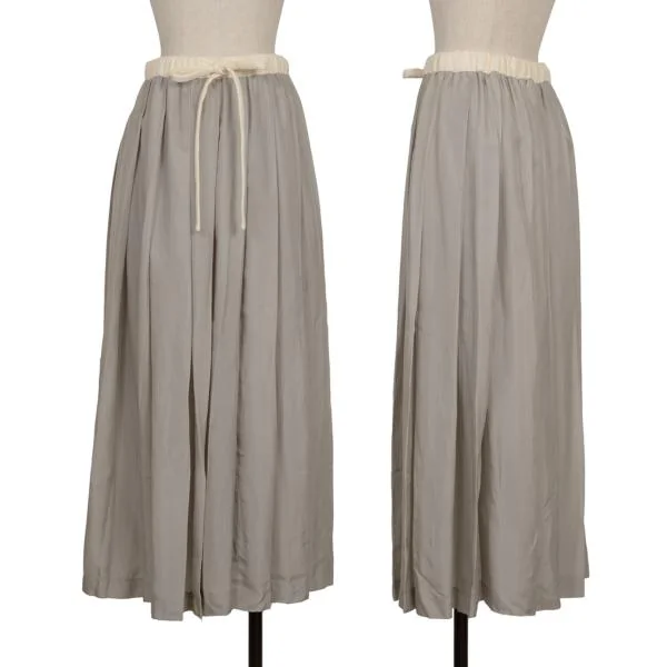 robe de chambre COMME des GARCONS Waist Switching Pleats Skirt Grey S-M K-153568_001