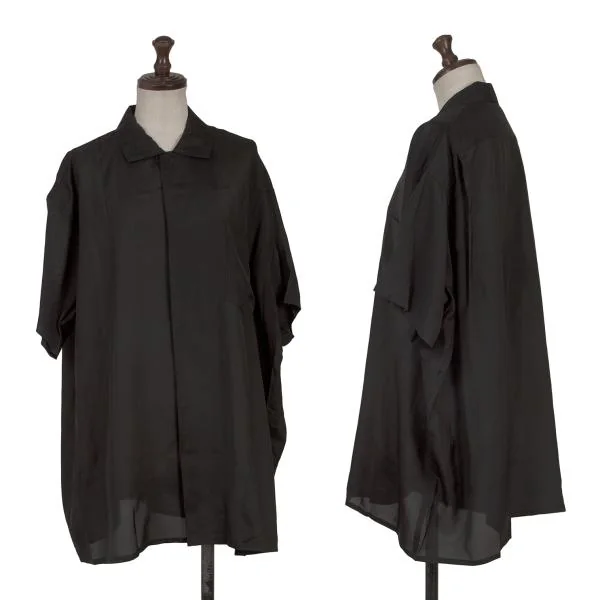 robe de chambre COMME des GARCONS Oversized Pullover Shirt Black S-M K-153569_001