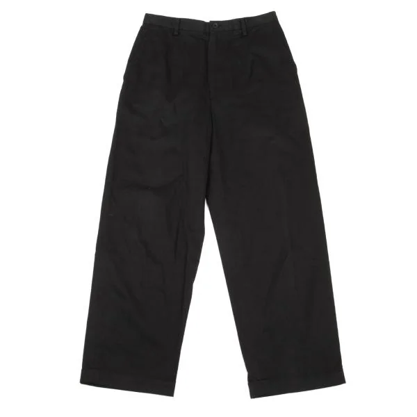 tricot COMME des GARCONS Cotton Hem Double Pants Black S-M K-153572_001