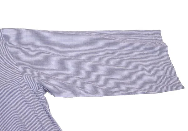 トリココムデギャルソンtricot COMME des GARCONS コットンストライプスキッパーワンピース 青白S K-153573_006