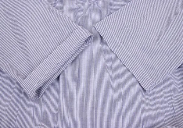 トリココムデギャルソンtricot COMME des GARCONS コットンストライプスキッパーワンピース 青白S K-153573_007