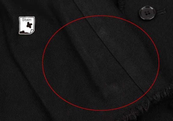 tricot COMME des GARCONS Cotton Cutting Round Collar Jacket K-153575_009