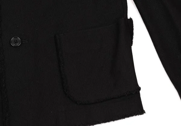 tricot COMME des GARCONS Cotton Cutting Round Collar Jacket K-153575_012