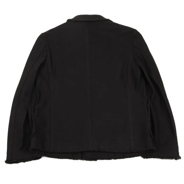 tricot COMME des GARCONS Cotton Cutting Round Collar Jacket K-153575_014