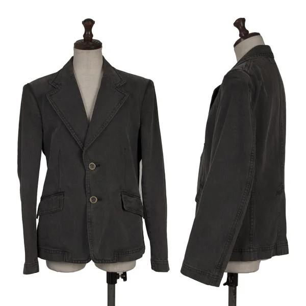 tricot COMME des GARCONS Denim 2B Jacket Charcoal M K-153577_001