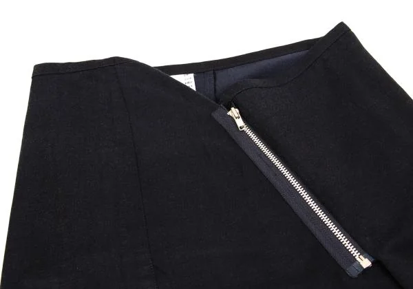 COMME des GARCONS Rayon Cotton Front Zip Design Skirt K-153581_005