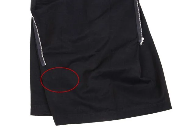 COMME des GARCONS Rayon Cotton Front Zip Design Skirt K-153581_008