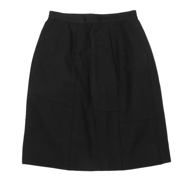 COMME des GARCONS Wool Front Panel Design Skirt K-153582_002