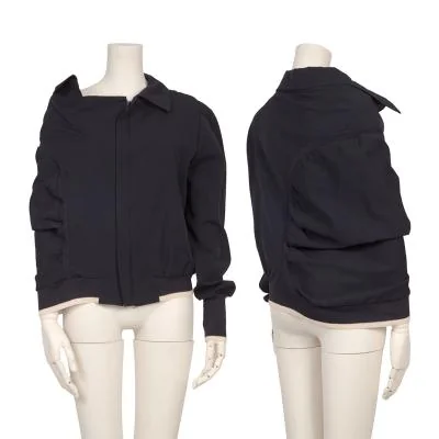 Yohji Yamamoto FEMME Curve Switching Deformation Jacket
