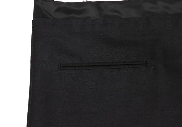 Yohji Yamamoto FEMME Silk Switching Mohair Cotton Skirt K-153612_011