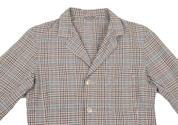 45rpm 45R umii908 Cotton Check Seersucker 3B Jacket K-153614_003