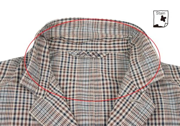 45rpm 45R umii908 Cotton Check Seersucker 3B Jacket K-153614_005