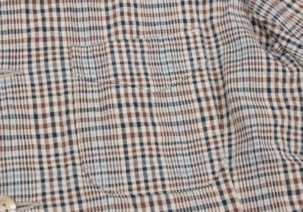 45rpm 45R umii908 Cotton Check Seersucker 3B Jacket K-153614_008